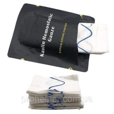 Бинт гемостатический Kaolin Hemostatic Gauze Z-складений