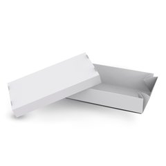 Коробка для суші, без вікна, біла, 200х98х48 мм