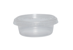 Соусник прозрачний з кришкою (30ml) PP, 100 шт, (1,4 грн/шт)