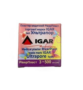 Пластир медичний RiverPlast Ультрапор на нетканій основі 3&times;500 см IGAR