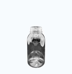 Бyтылка прозрачная 250 мл с широким горлом 38мм без крышки, упаковка 200 шт.