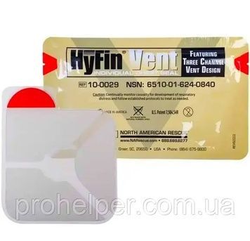 Окклюзионная наклейка HyFin Featuring Three Channel Vent Design