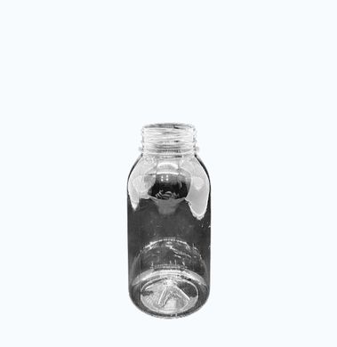 Бyтылка прозрачная 250 мл с широким горлом 38мм без крышки, упаковка 200 шт, 018600000