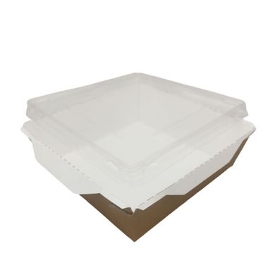 Акция! Коробка для суши Крафт/белый 900 мл, упаковка 50 шт, 001500234