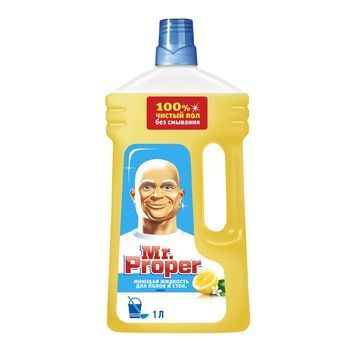 Mr. Proper Жидкое моющее средство для мытья полов и стен &laquo;Лимон&raquo; 1 л, 007000049
