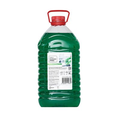 Жидкое средство 5 л для мытья посуды NeoCleanPro Зеленое яблоко PET-бутылка, 023300012