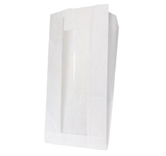 Паперовий пакет білий Саше 290х140х50 /60мм, упаковка 1000 шт