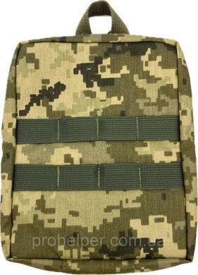 Аптечный тактический подсумок, на системе MOLLE, пиксель