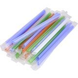 Трубочки BUBBLE TEA Мікс косі в індивідуальній упаковці, упаковка 250 шт 014000064