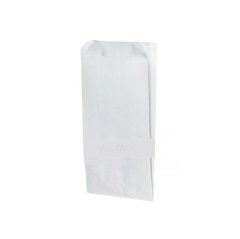 Бумажный пакет белый Саше 200x100x50, упаковка 1000 шт