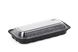 Контейнер для суші з кришкою PET IT-129 чорний, 210&times;88&times;42 мм, 500 мл, 1000 шт