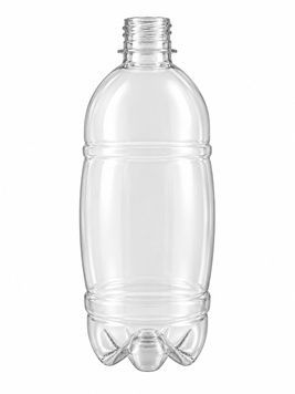 Пляшка 500 мл "Бочонок" без кришки, горло 28 мм PET (200шт) 008600044