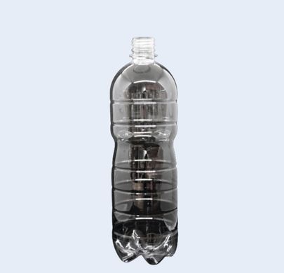 Бутылка без крышки прозрачная 1 л горло 28мм, упаковка 100 шт, 018600010