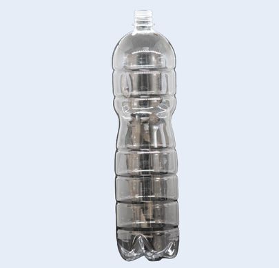 Бутылка без крышки прозрачная 2 л горло 28мм, упаковка 80 шт, 018600023