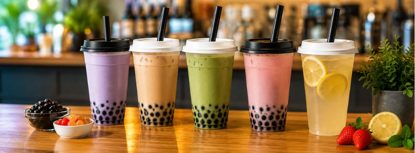 Трендова подача Bubble Tea