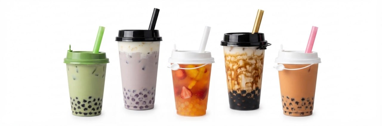 Асортимент та практичність стаканів для Bubble tea